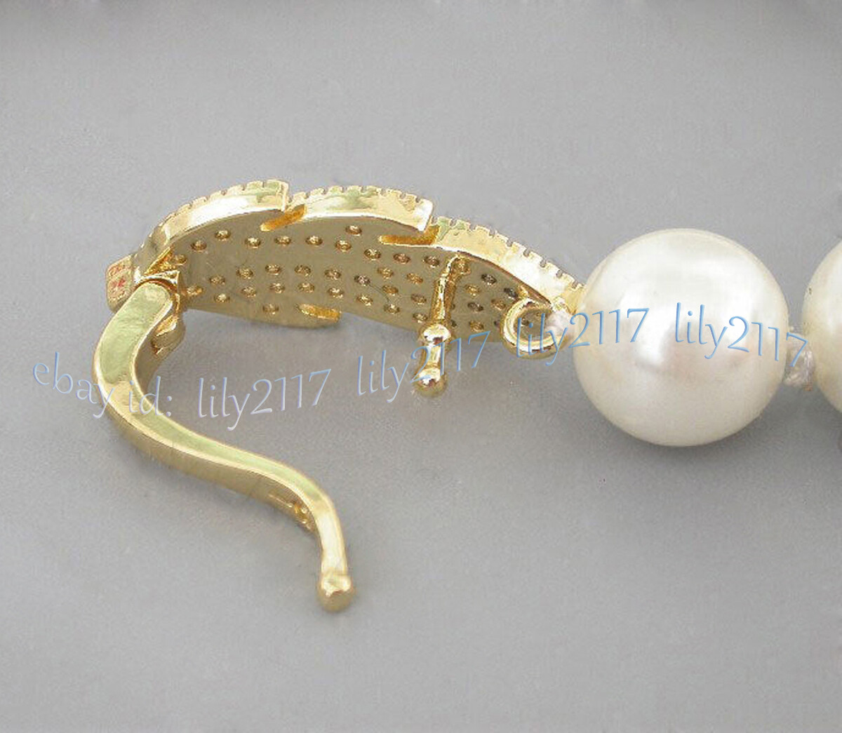 Elegant White South Sea Shell Pearl Round Beads Necklace 14-50” 8/10/12/14mm