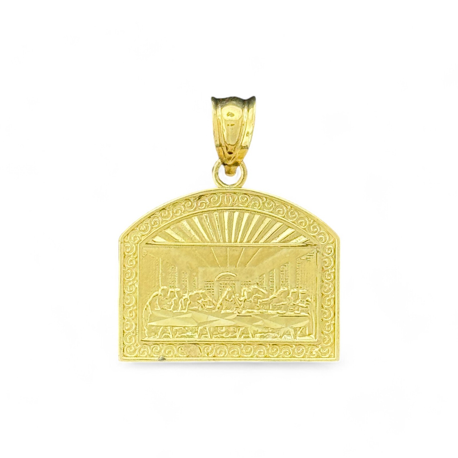 10KT Gold Last Supper Pendant – 1.8 Grm, Brand New