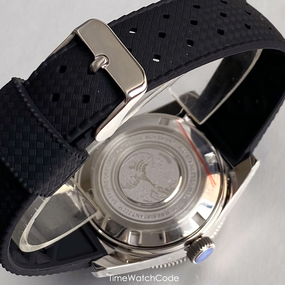 NH35 Watch 62MAS Automatic Men Watch Diving 300m Waterproof Bubble Sapphire 41mm