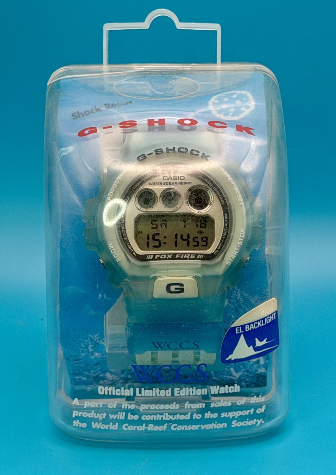 CASIO VINTAGE G-SHOCK DW-6900WC-2BT World Coral Reef Conservation W.C.C.S. 1997