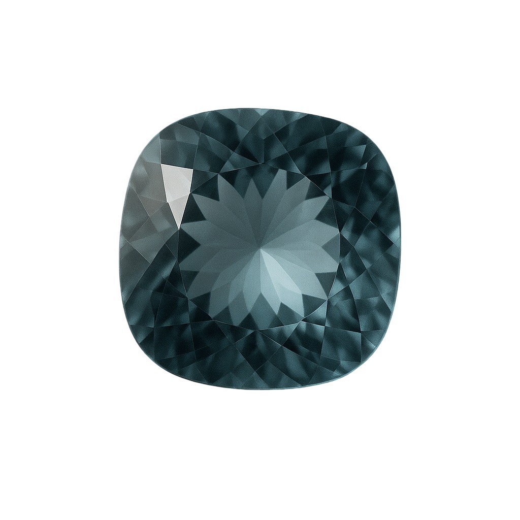 9.2 Ct Natural Blue Aquamarine Square Cushion Cut Certified Loose Gemstone