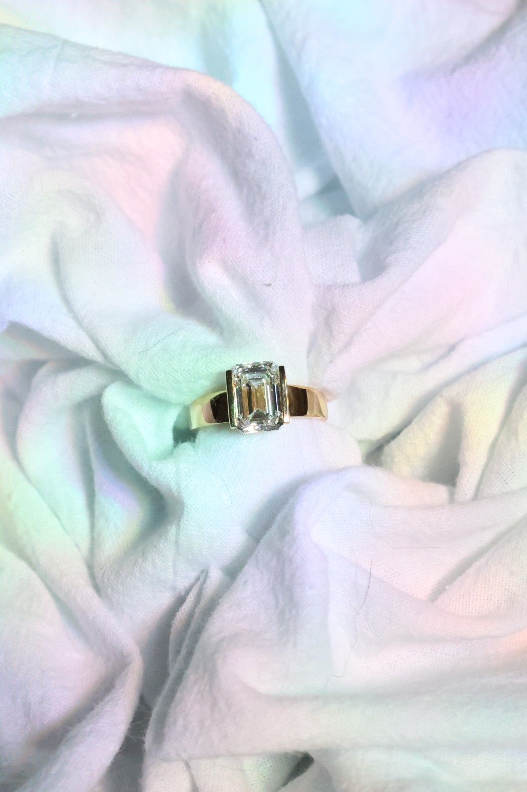 Brand New 3.02 Carat Diamond Ring | 18K Gold Band | Lab Grown Diamond | IGI