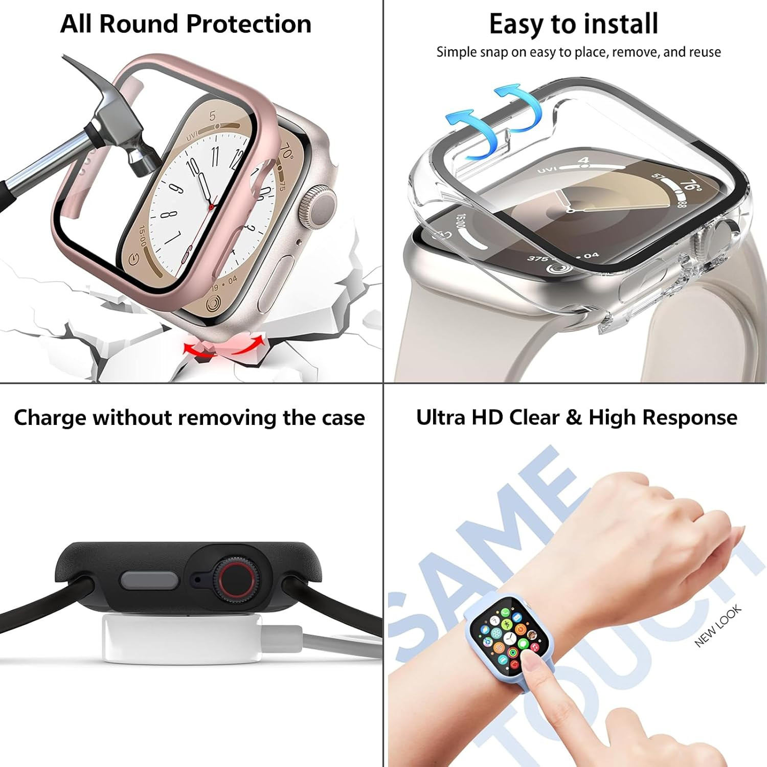 16Pack Compatible with Apple Watch Bands 40Mm 41Mm 42Mm 44Mm 45Mm 46Mm Women Men