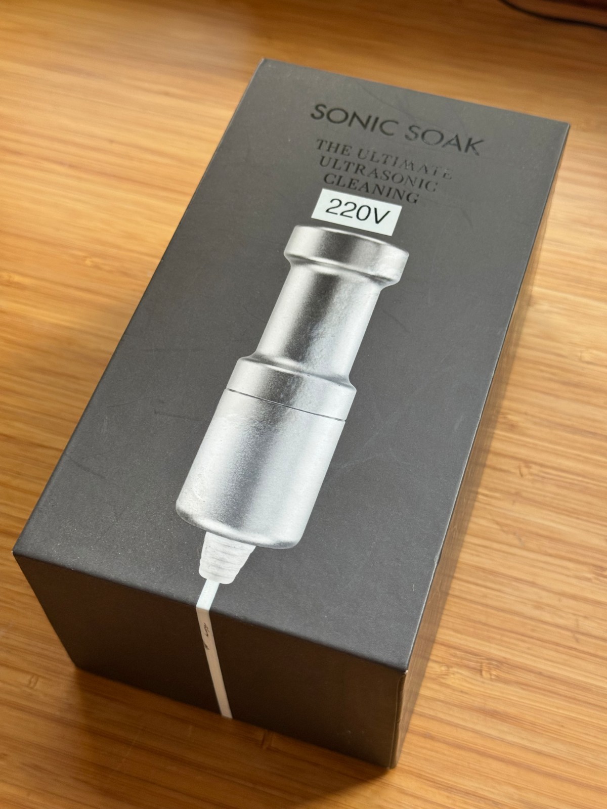 Sonic Soak Ultrasonic Cleaner 220V only New In Box