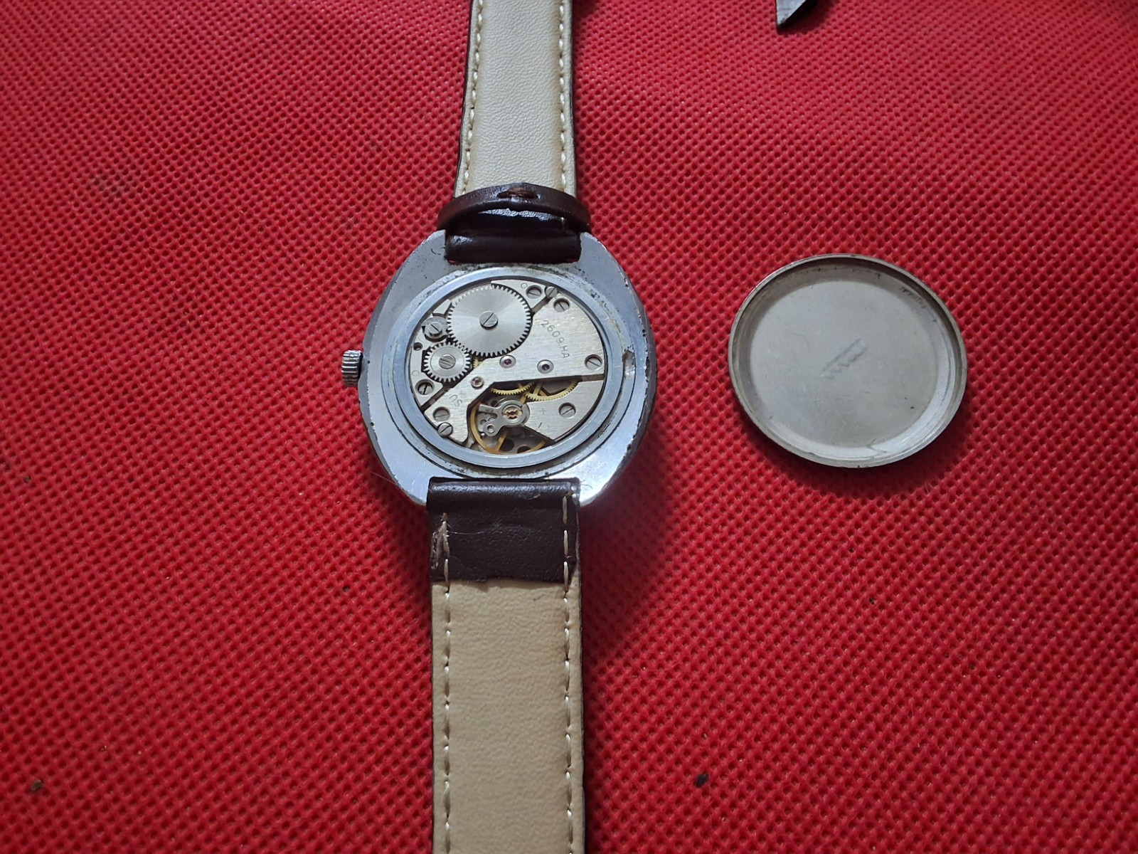 Vintage Raketa Manual Wind Wrist Watch Made in USSR 38 mm.