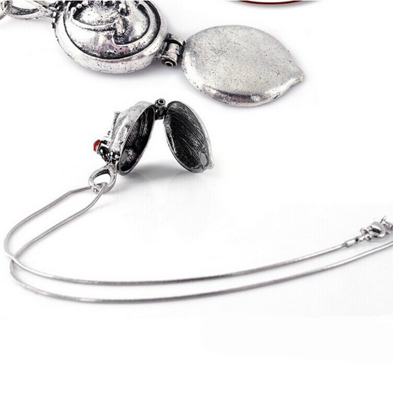 Elegant The Vampire Diaries Elena Gilbert 925 Sterling Silver Locket Necklace