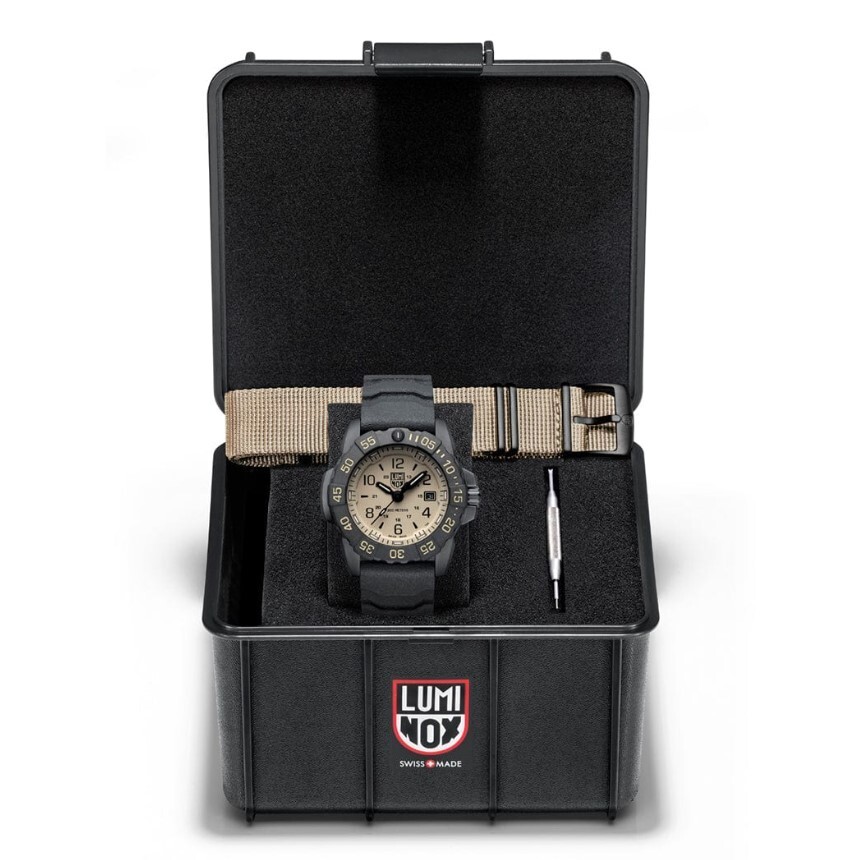 Luminox Navy SEAL Foundation Military Men’s Watch Beige Dial – XS.3251.CBNSF.SET
