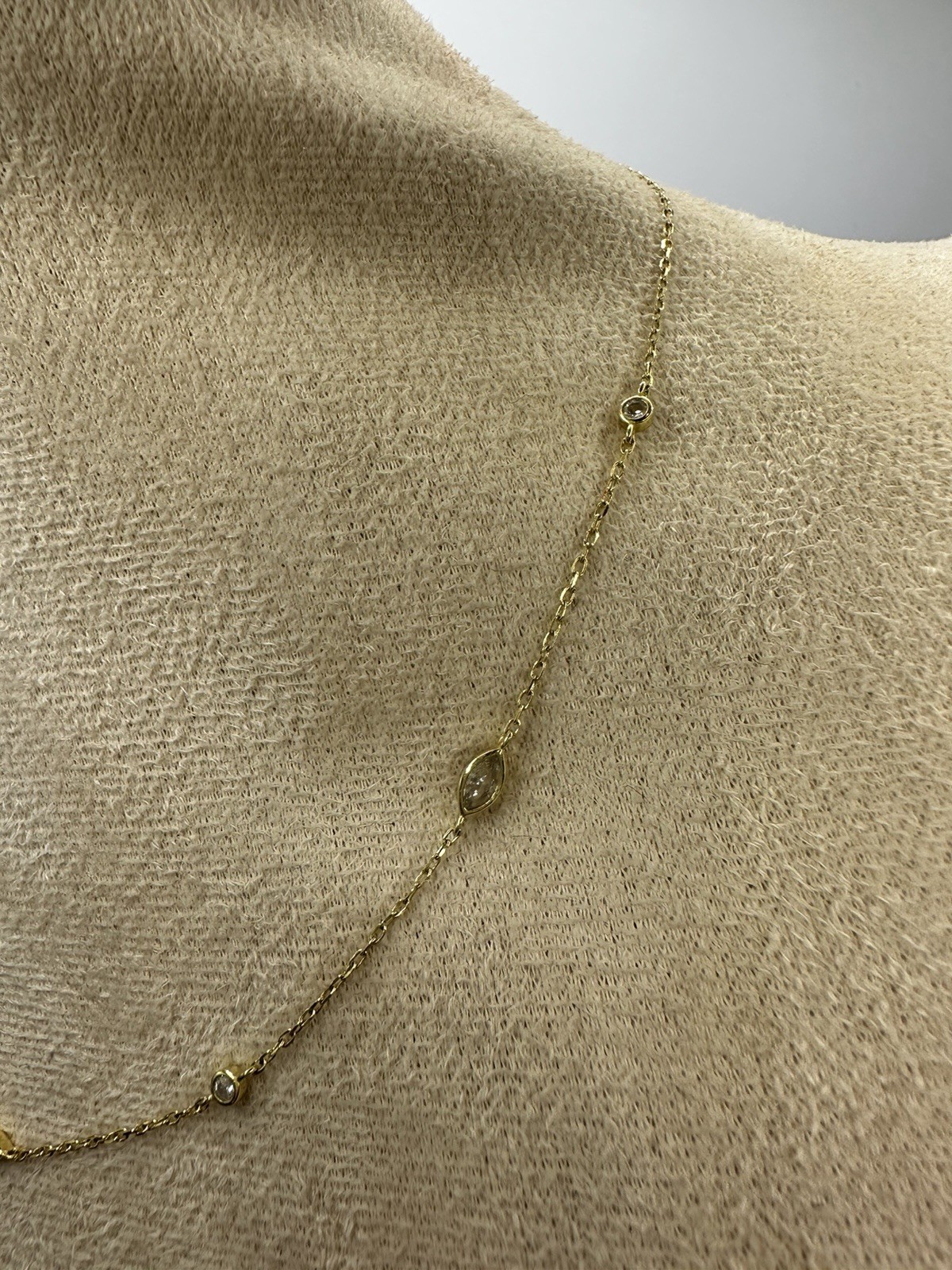 Argento Vivo Sterling Silver 925 Gold Plate Choker Necklace