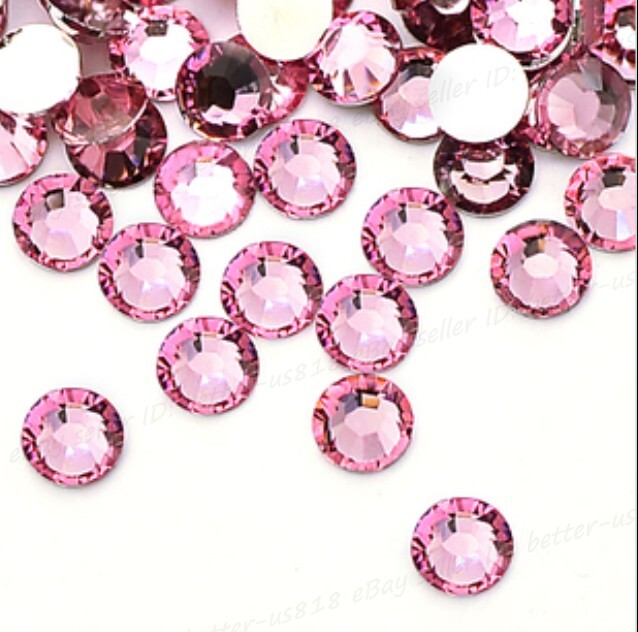 Crystal Flat Back Round ACRYLIC Hydro Gemstone 3 mm 4 mm 5 mm 6 mm 7 mm 8 mm