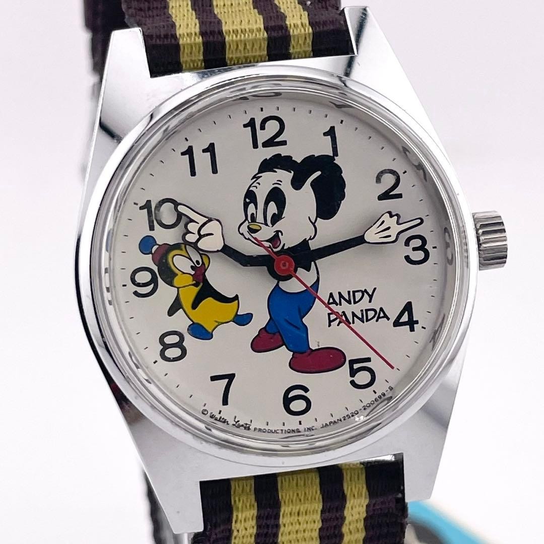 Rare Dead Operational CITIZEN Andy Panda Manual Wind Watch with Tag 80 Years
