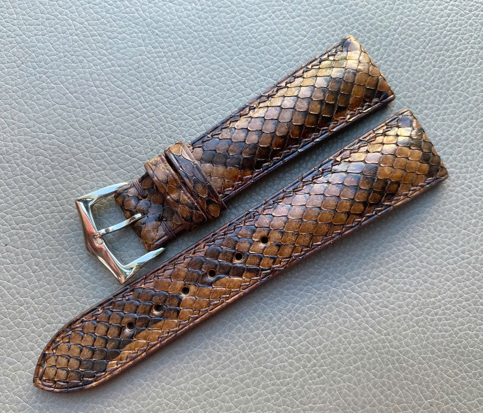 Genuine Snake Skin Watch Strap Band size14 15 16 17 18 19 20 21 22 23 24 25 26mm