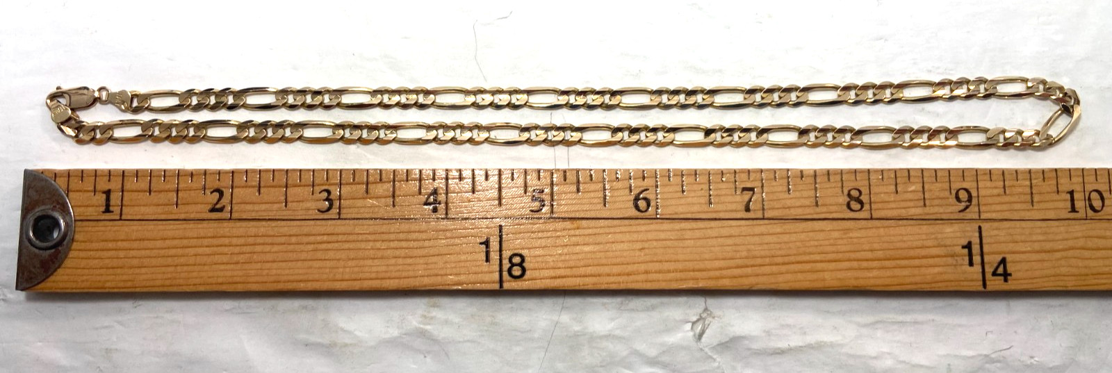 Gold Figaro Chain Solid 10K | 20 inch | 5.60mm | 22.20 Grams