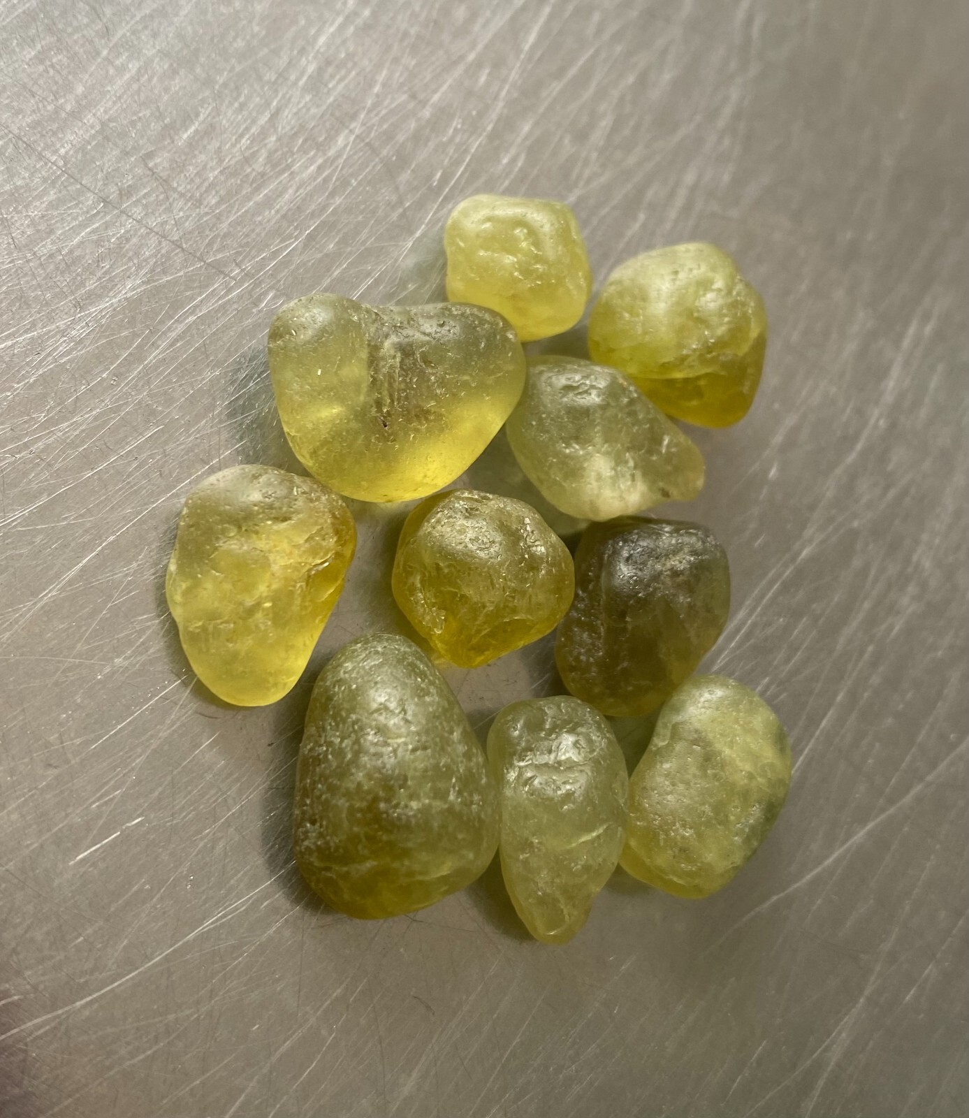 Good Lot 100 cts Yellowish Green Colour Grossular Granet Rough