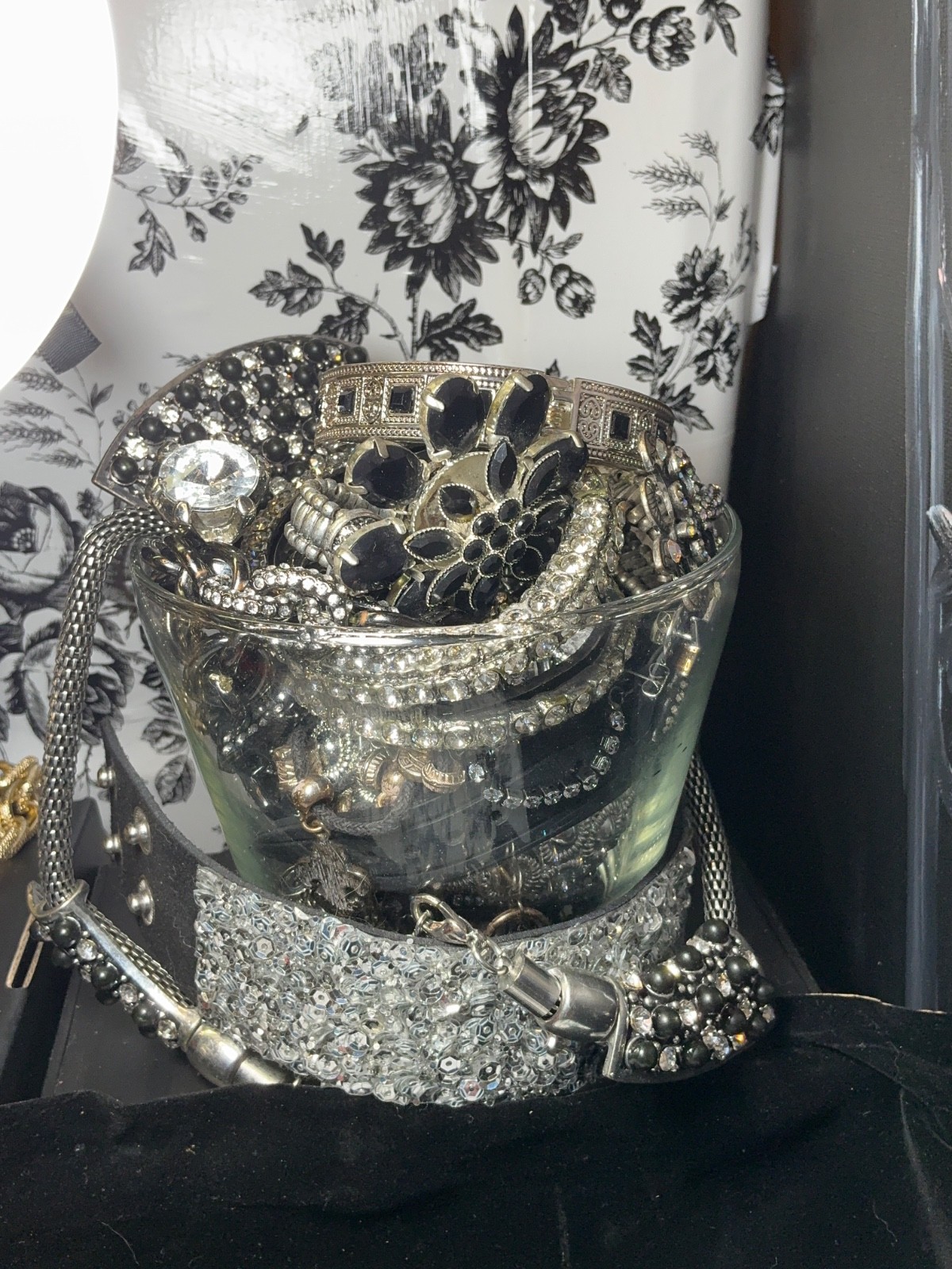 Curted Gothic Jewelry Jars, From Dark Romance- Biker Goth-You Pick