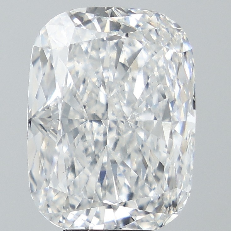 Lab Grown 7.61 Cts CUSHION Cut IGI Certified CVD Diamond E Color VS1 Clarity