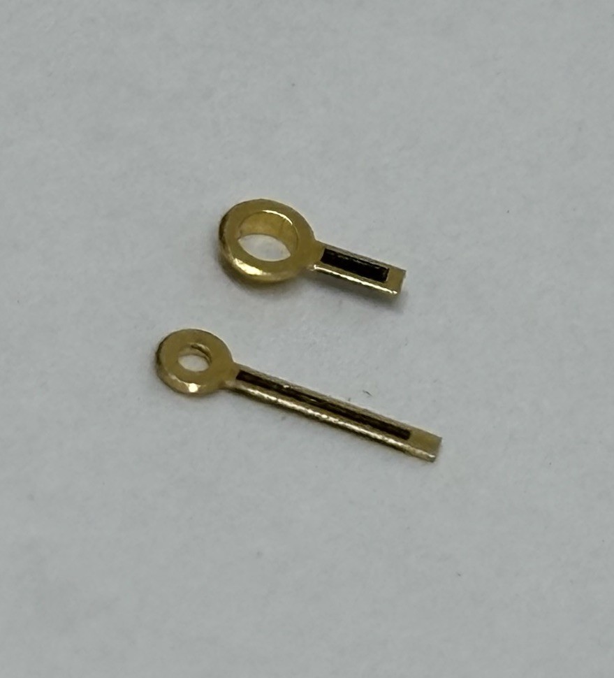 Bulova Watch Hands Set For Cal. 6CL Mechanical Manual Wind Movement Gold Tone