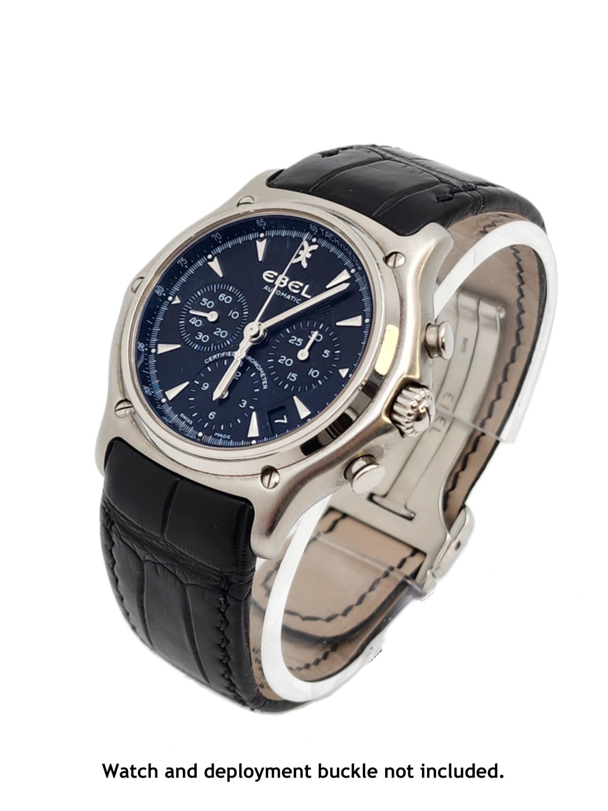Ebel 3524CH Alligator replacement straps 1911 Senior Chrono, Discovery