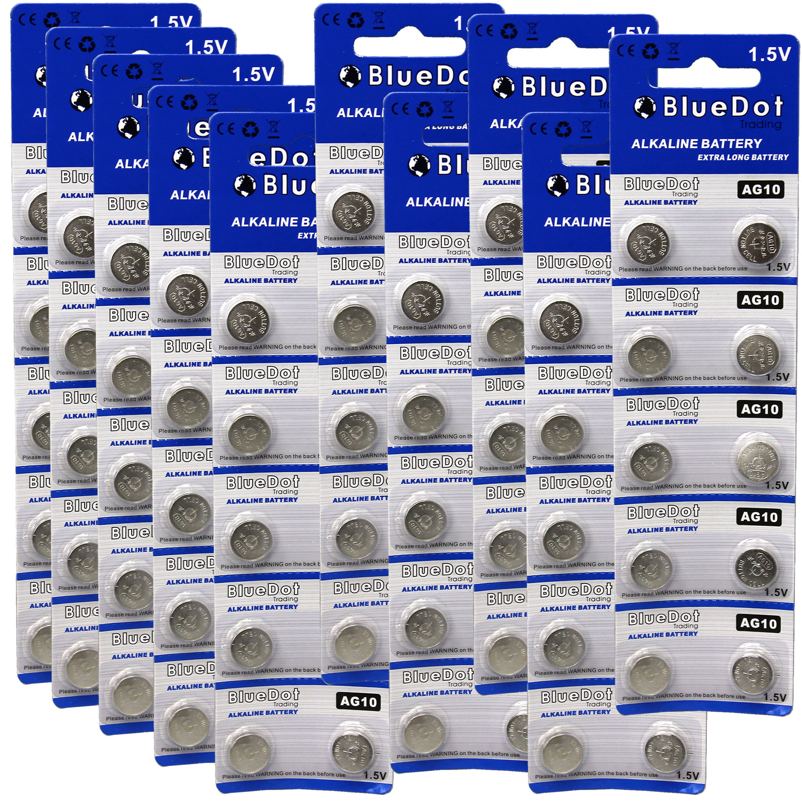 100 PCS LR1130 AG10 389 Alkaline Battery 1.5V Watch Calculator USA FREE SHIP