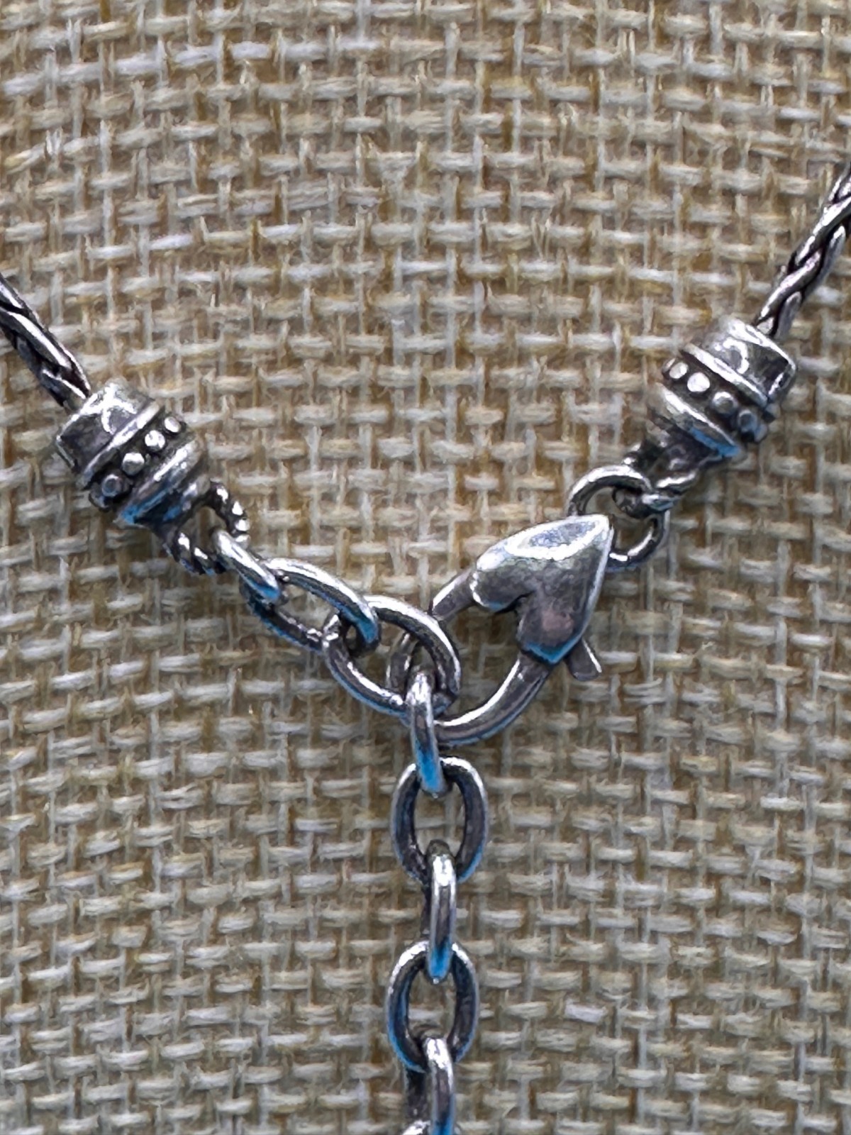 Brighton Vtg Necklace Turquoise Magnesite Stones Silver Tone Southwestern Signed