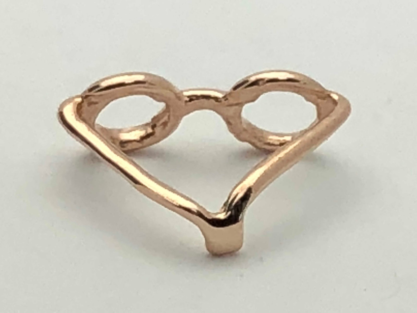 14k Yellow White or Rose Gold Sun Glasses Eye Glasses Charm Pendant