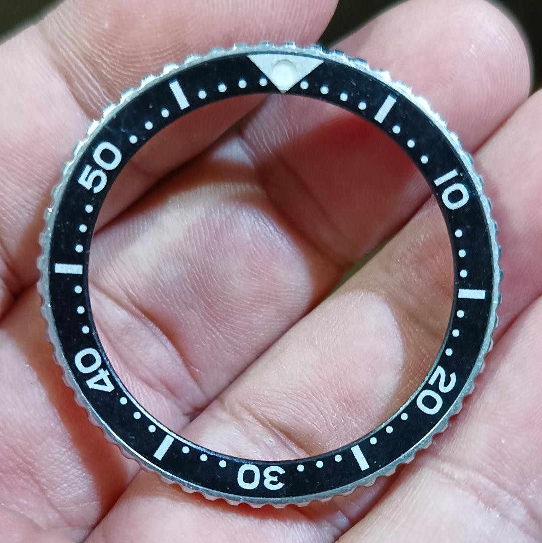 SEIKO SCUBAPRO ORIG BEZEL MATTE INSERT 6306-7000 6306-7001 6309-7040 6309-7049