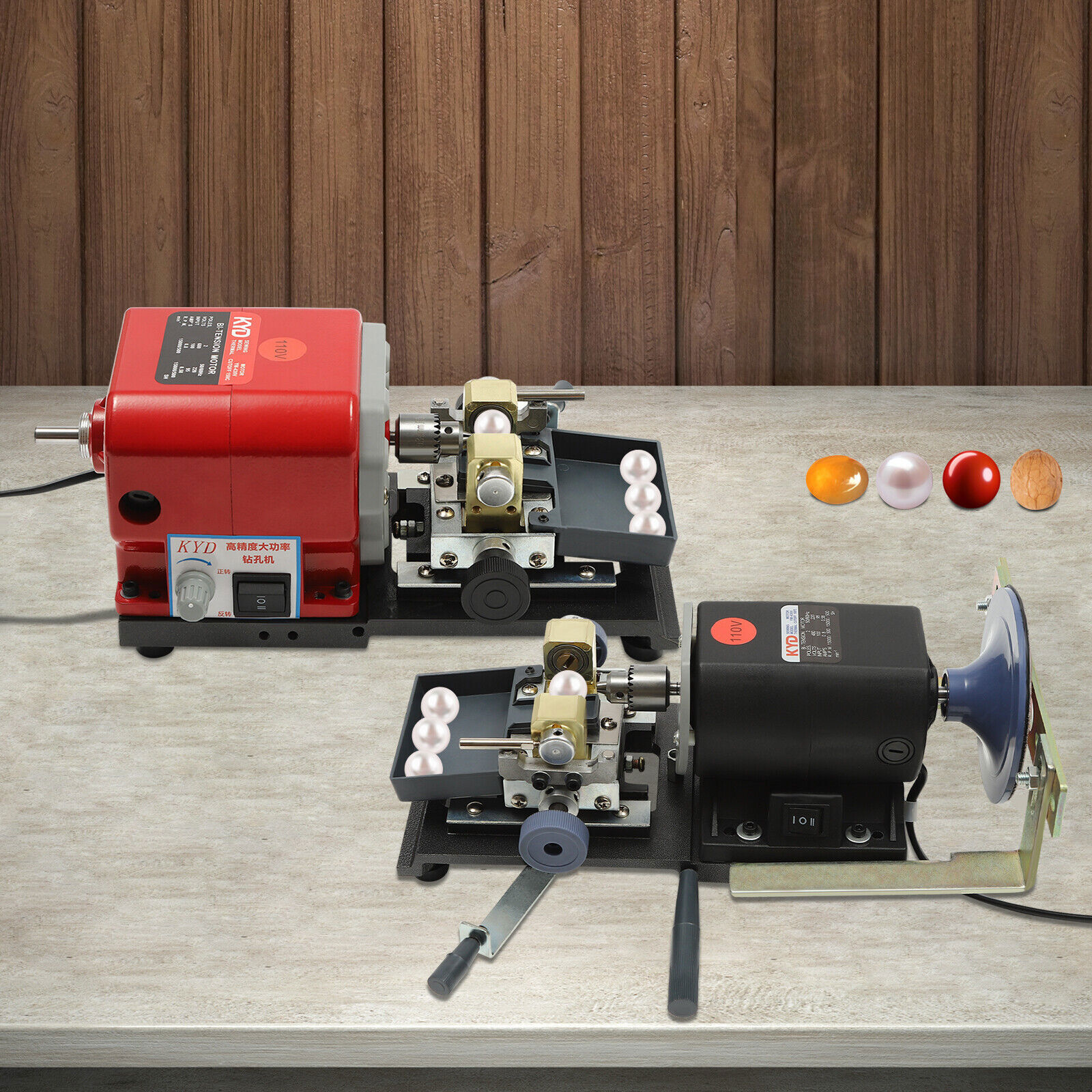 Pro Pearl Drilling Machine Coral Driller Bead Polishing Jewelry Store 450W/ 680W