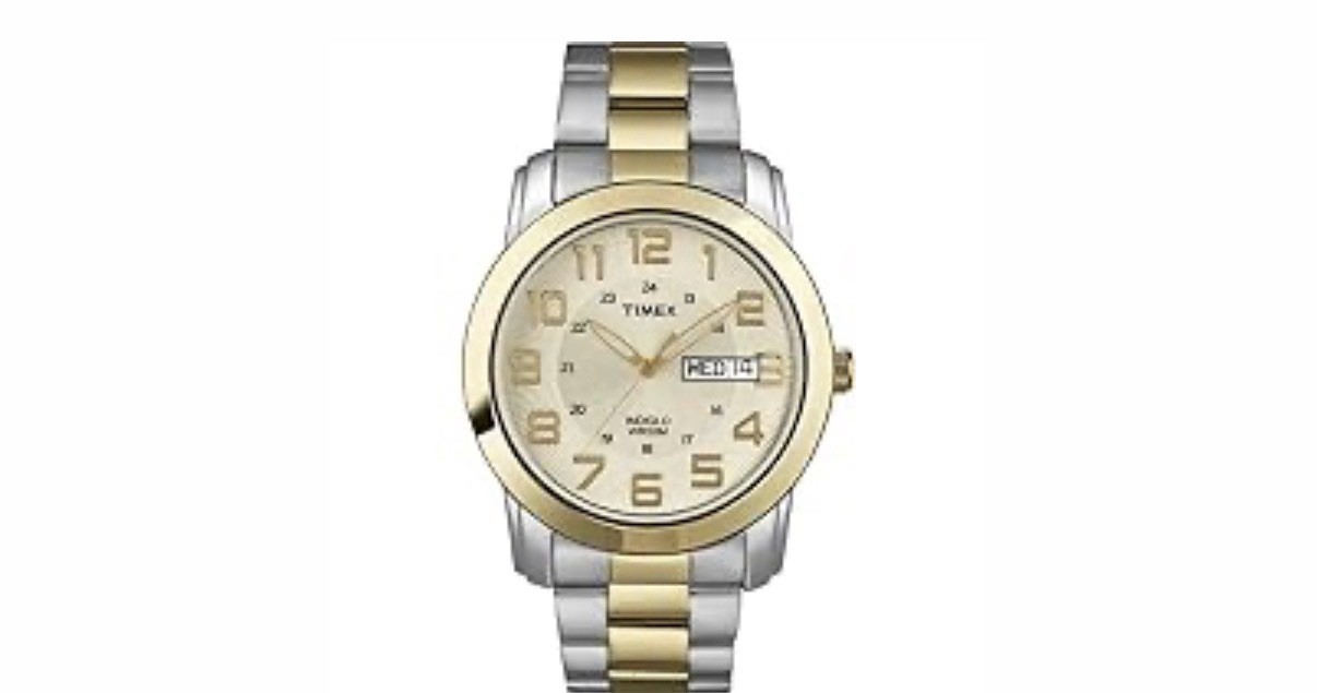 Timex Men’s T2N439 Highland Street Two-Tone Stainless Steel Bracelet Watch