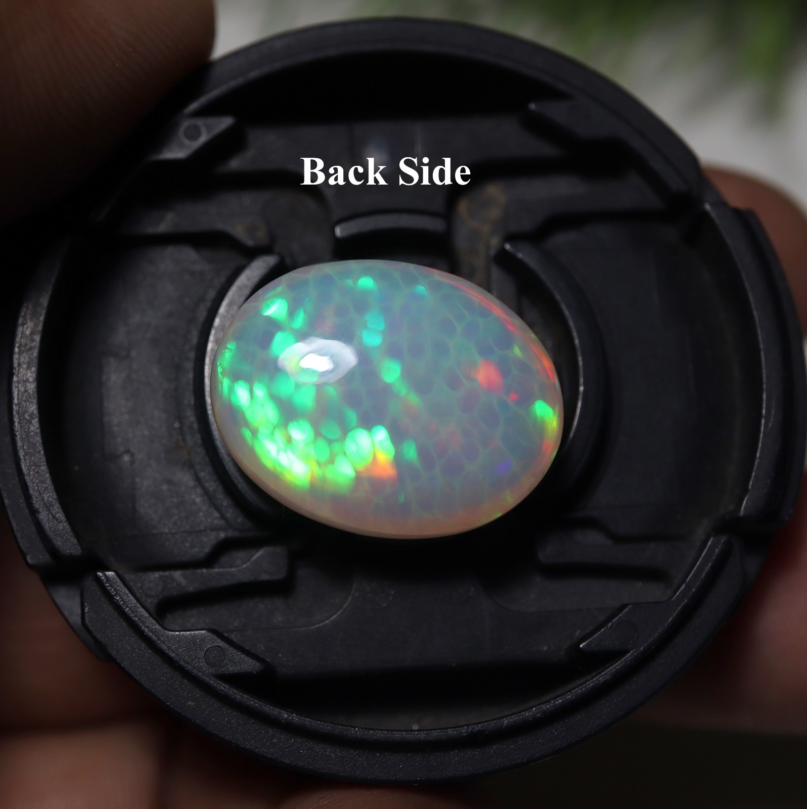 14.9 Cts 19.7×15.2 MM Natural AAAA Multi Fire Ethiopian Opal Oval Shape Cabochon