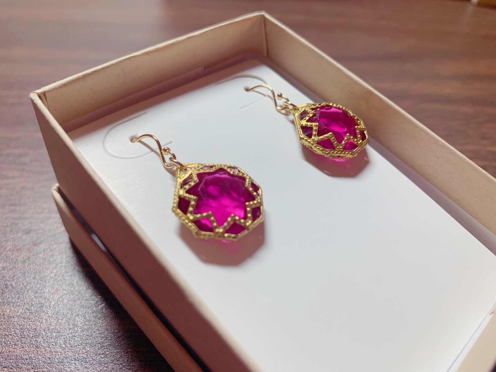 Handmade Multi Choose Korean Style Earrings With Glass Or Pearl (14KT Gold Hook)
