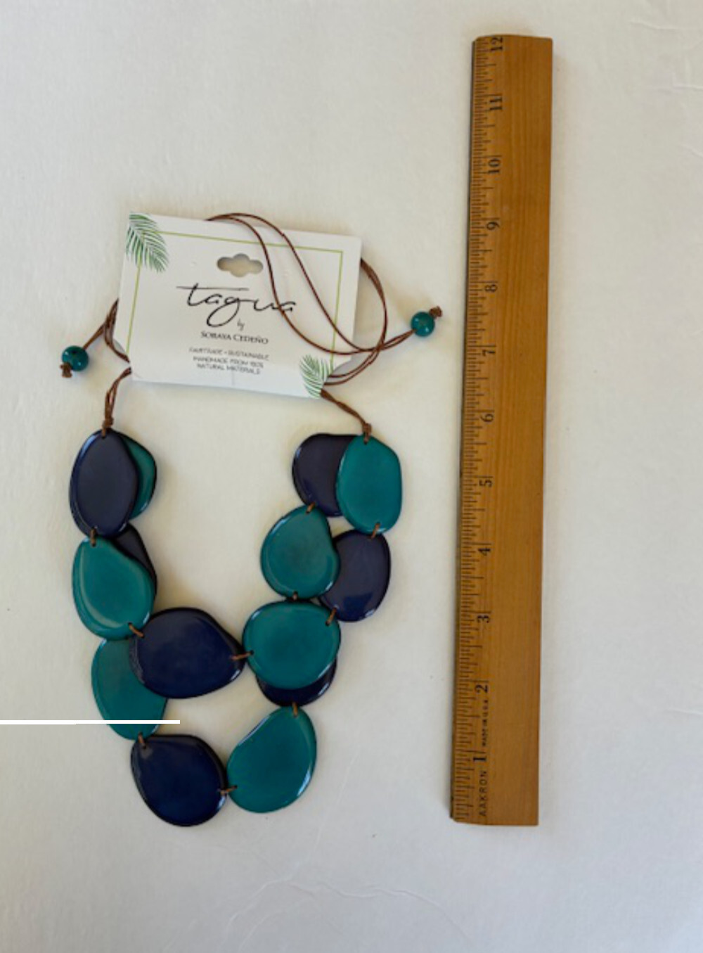 Tagua Nut Jewelry By Soraya Cedeno, Necklace, Amigas, multicolor