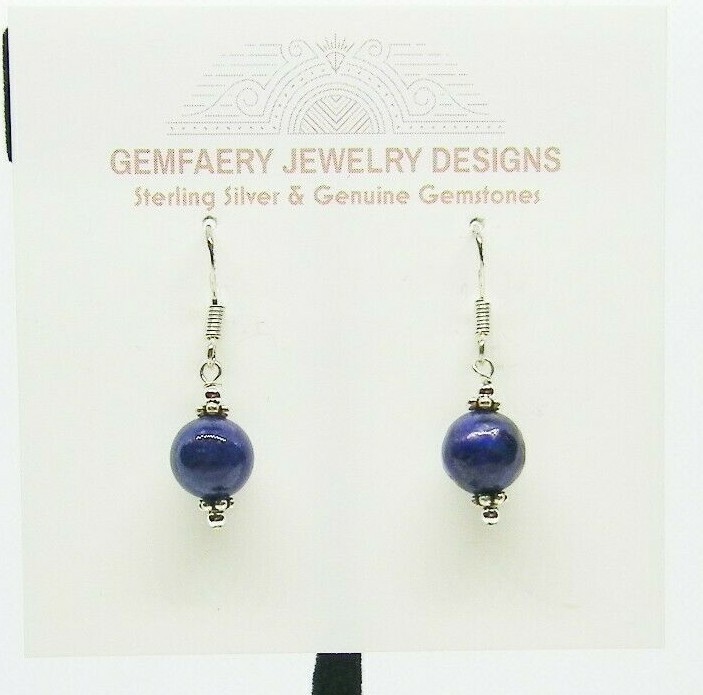 Sterling Silver “NAME YOUR STONE” Gemstone Petite Dangle Earrings…Handmade USA
