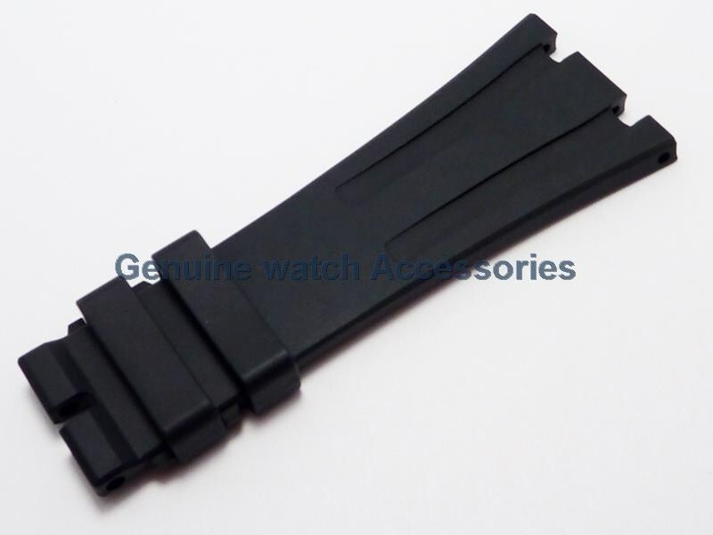 AUDEMARS PIGUET ROYAL OAK BLACK RUBBER SILICON(26mm X 18mm) STRAP BAND BRAND NEW