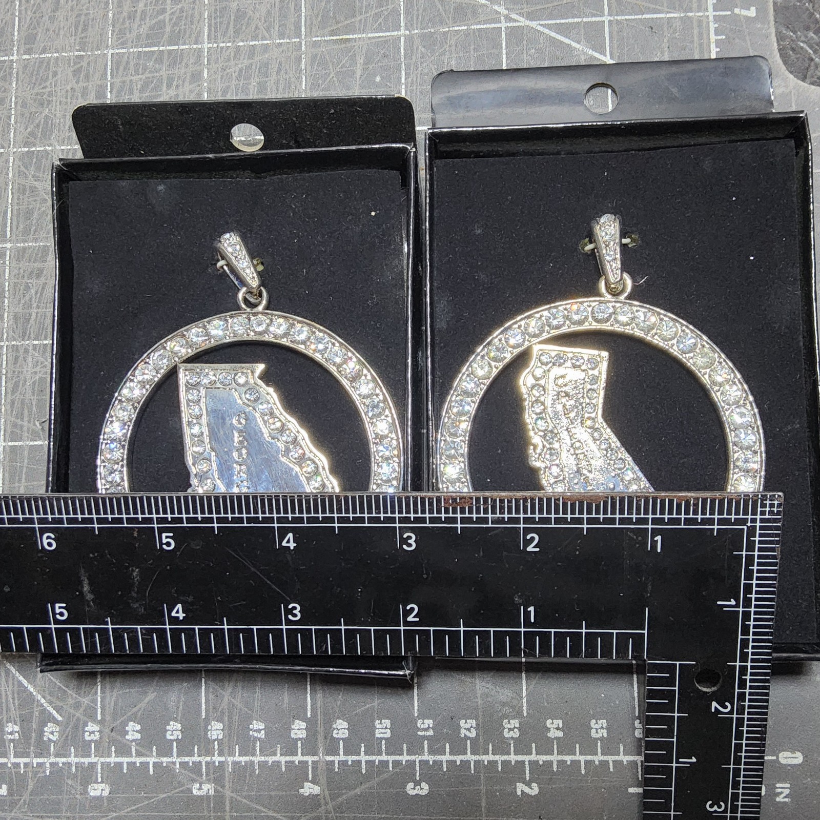 15 Blinged out phat ice plated pendants winged skulls rhinestones caps turntable