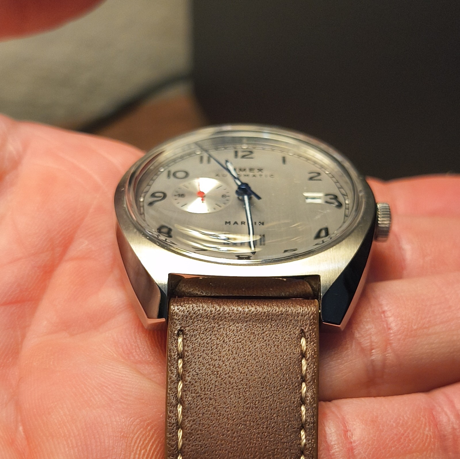 Timex Marlin Automatic Silver Dial Men’s Watch TW2V62000