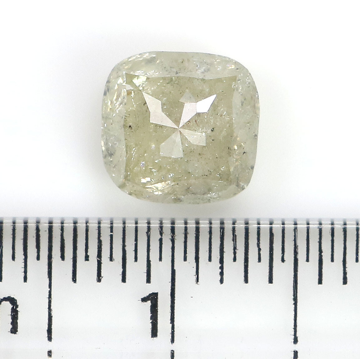 1.44 CT Natural Loose Cushion Shape Diamond 6.40 MM Grey Color Diamond QL6437