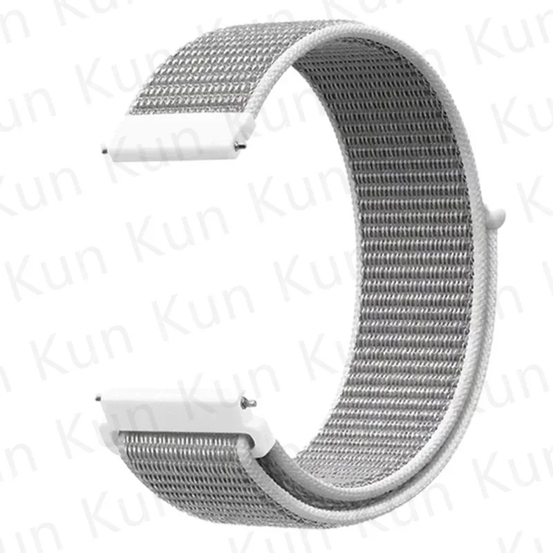 20mm 22mm Woven Nylon Sport Loop Watch Band Strap W/ Quick Release Spring Pins