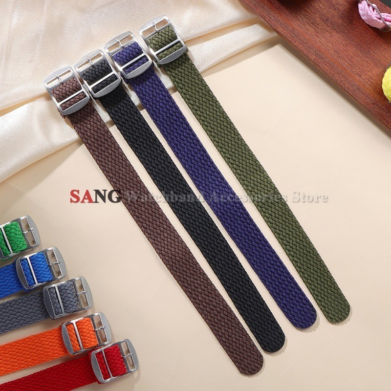 High Quality Breathable Nylon Canvas Watch Band Strap 14/16/18/20/22mm Universal