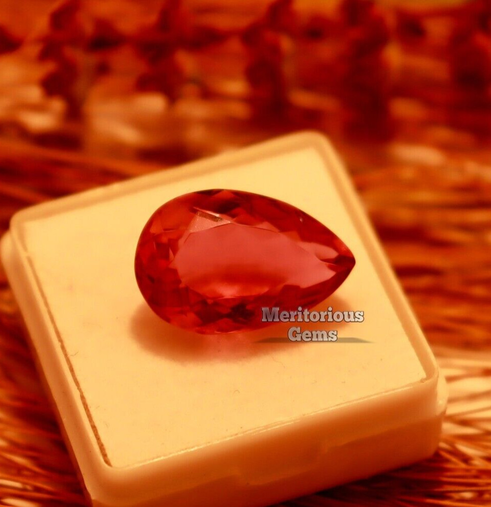 Color Changing Loose Gemstone Certified Natural Alexandrite Pear Cut 10 Ct