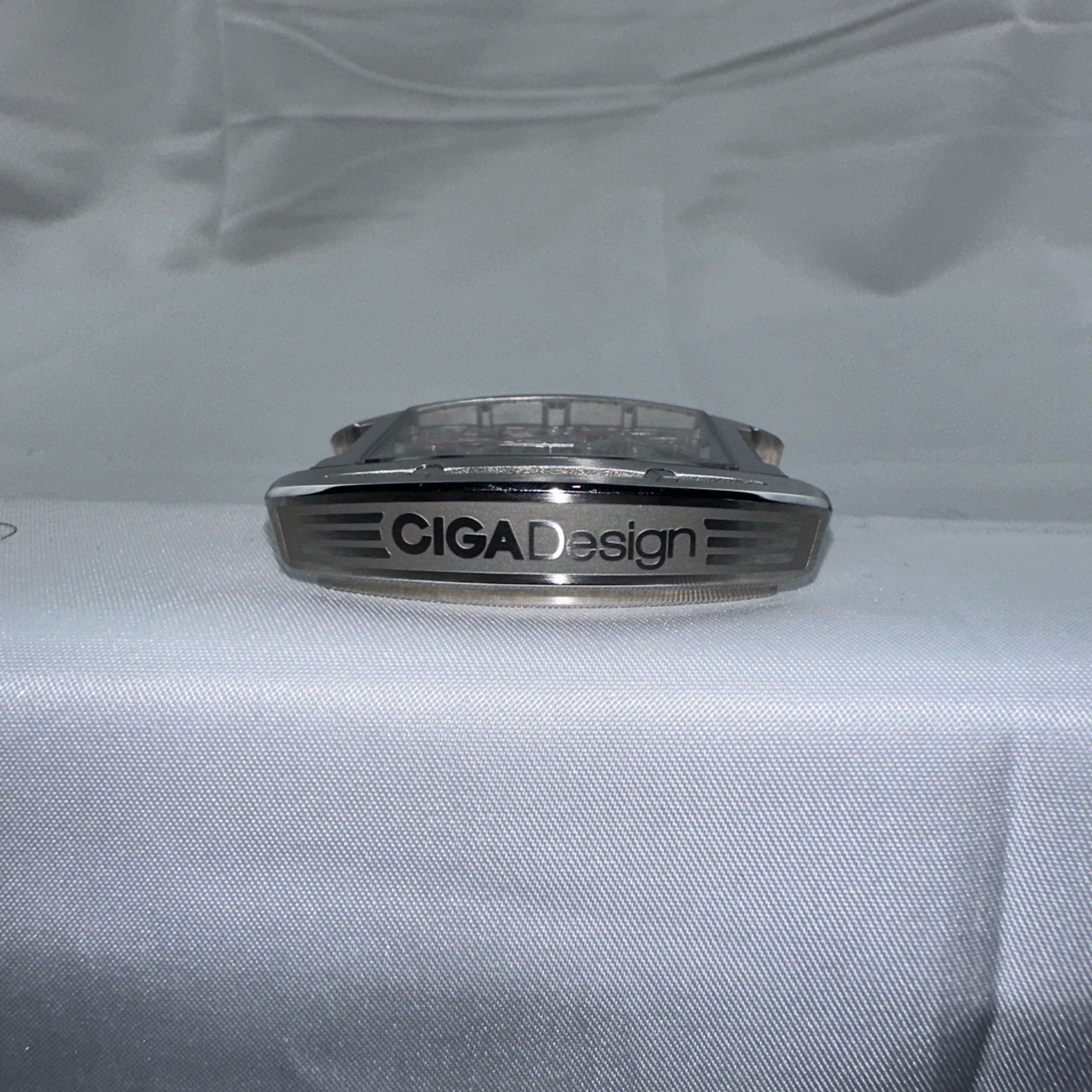 CIGA Design Z Series Automatico Scheletrato Acciaio Silicone Blu Orologio Uomo