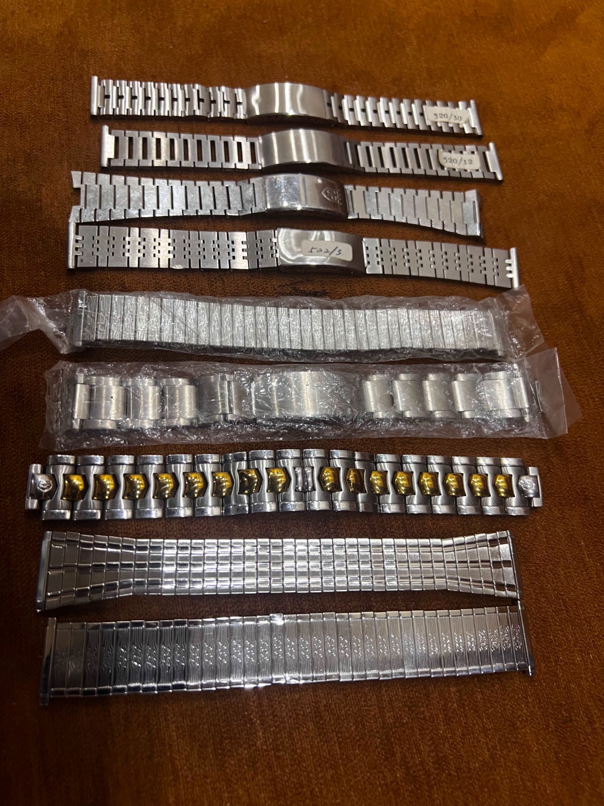 Lot of 30+ Stainless Steel Watch Bracelets 15mm to 22mm Sizes replacement