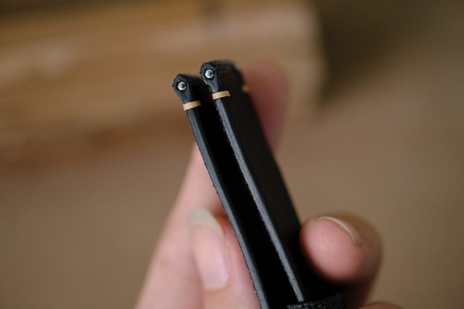 Handmade Black Canvas Watch Strap size 21/18 – Custom Sizes & Lengths Available