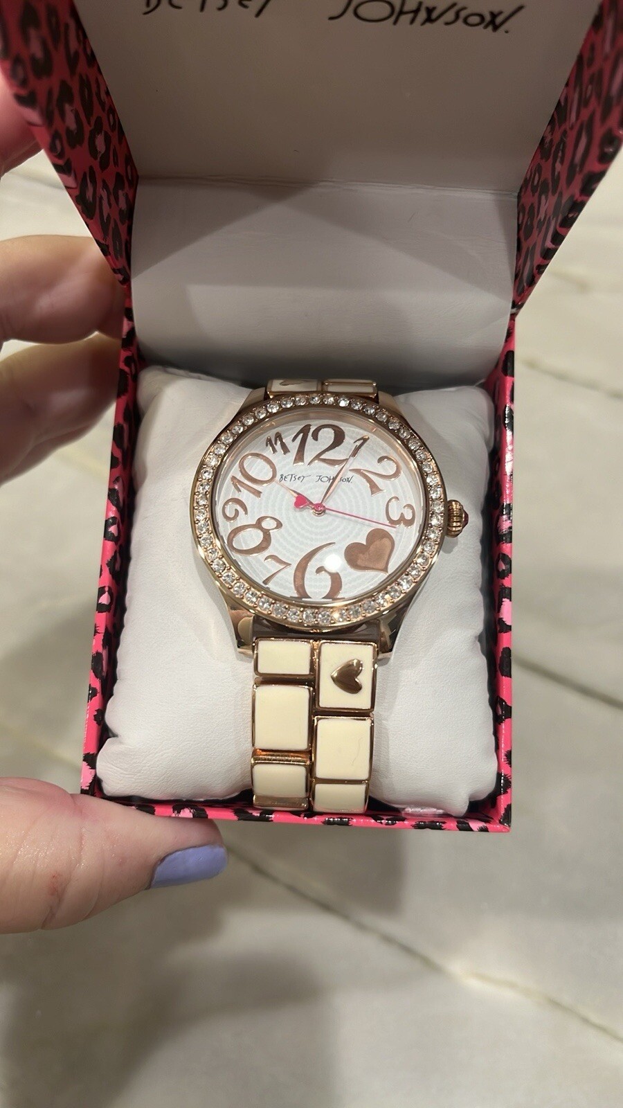 Betsey Johnson Watch & Maxell Battery