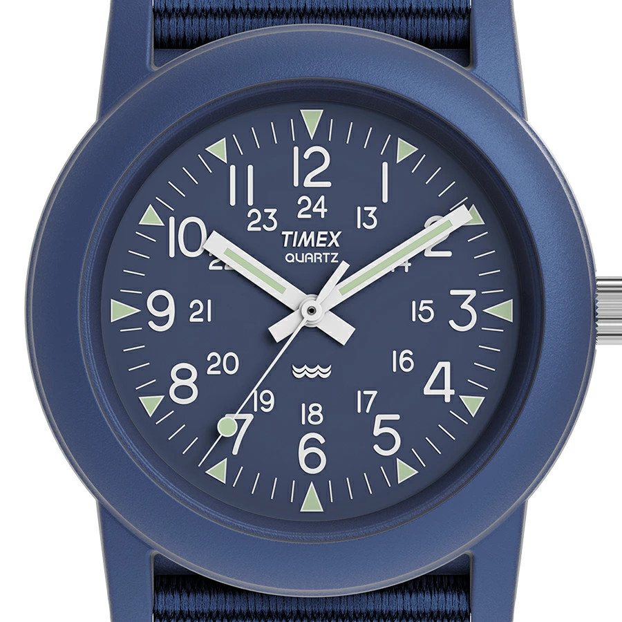 Timex Camper 34mm Quartz Blue Case “Phantom Blue” Limited Reissue Watch R841020