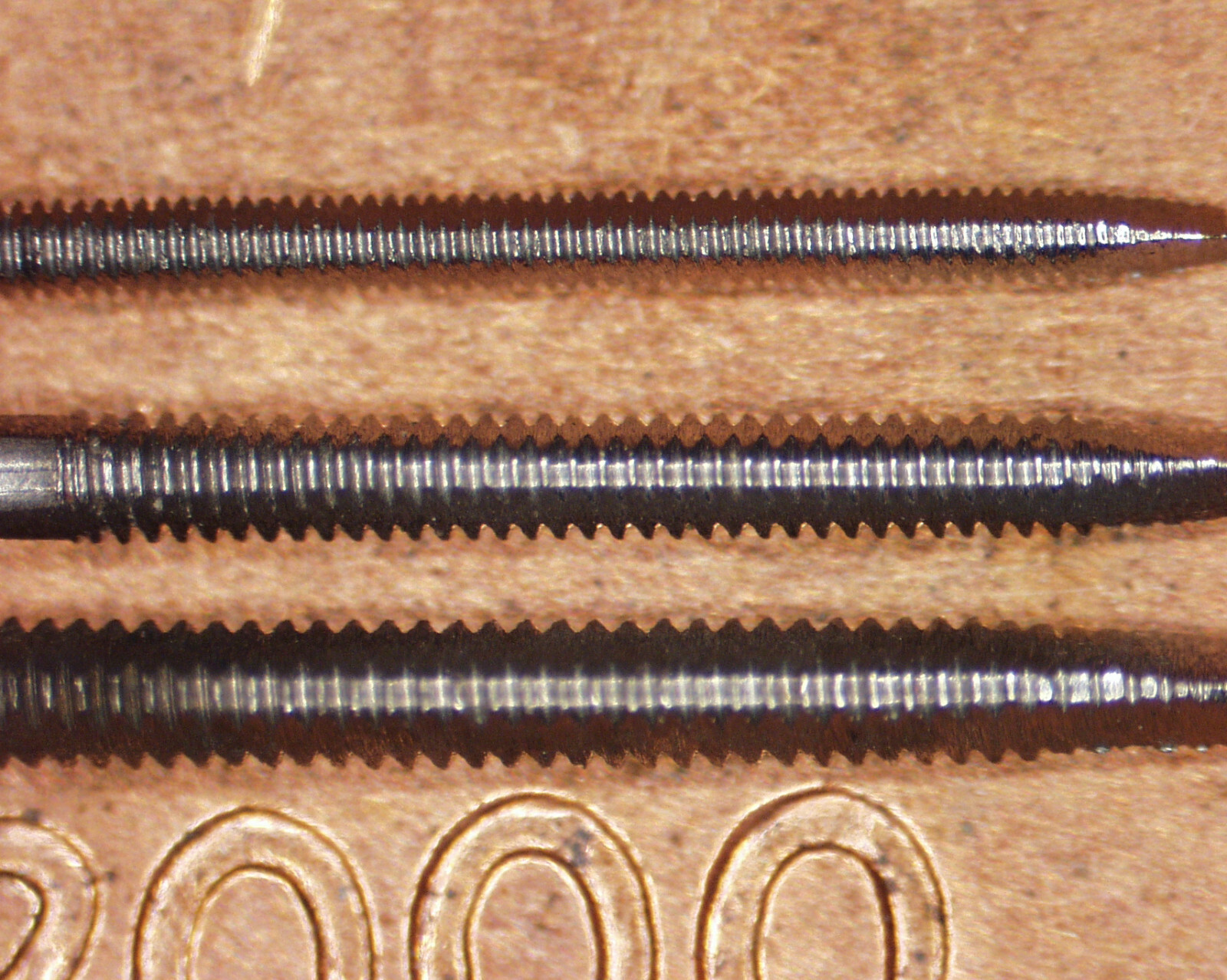 Elgin watch taps, choose size, NOS for Elgin and other screws, buy 3 FREE ship