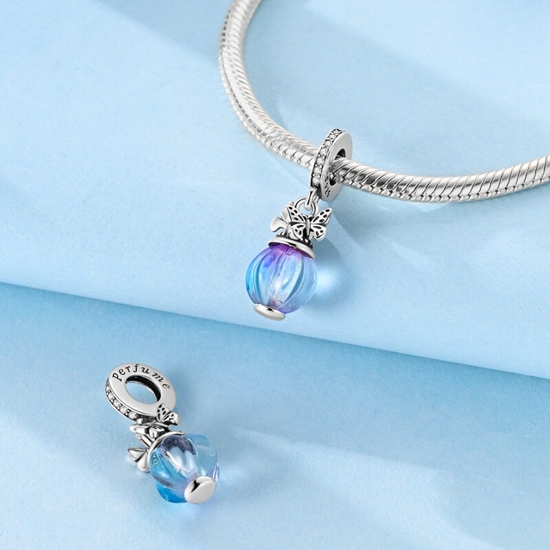 Optional Original 925 Sterling Silver Flowers Charms AAA CZ For Women Bracelets