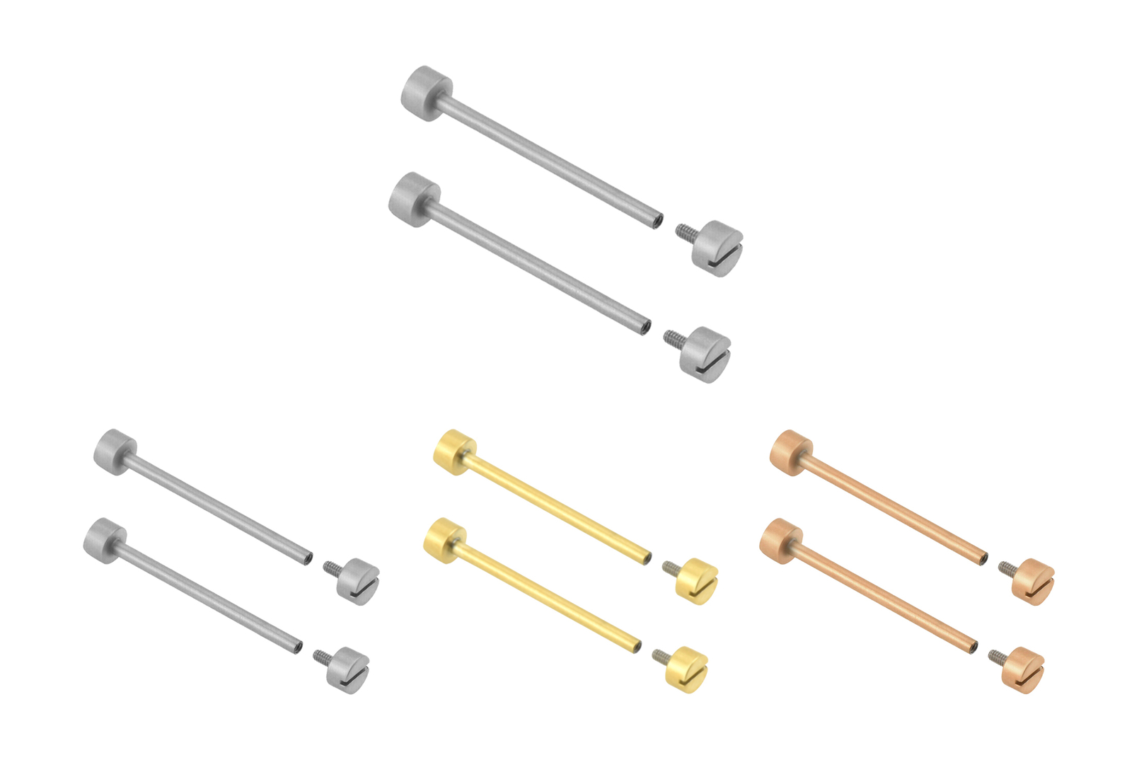 16-18-20-22-26-28-30MM SCREWS AND TUBES FOR CARTIER, INVICTA AND DIESEL