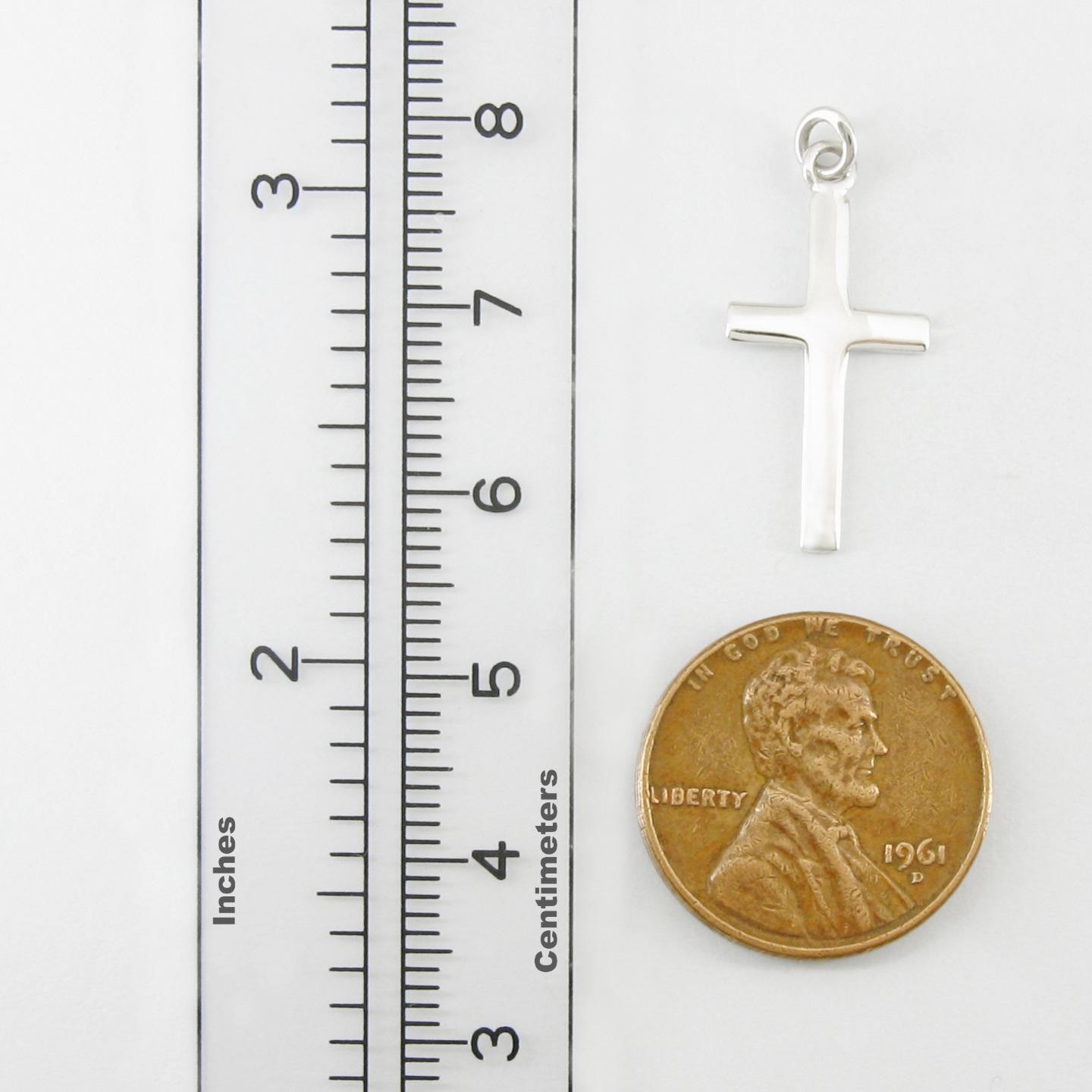 BASIC Cross Pendant – ‘925’ Sterling Silver – CHAIN CHOICE!