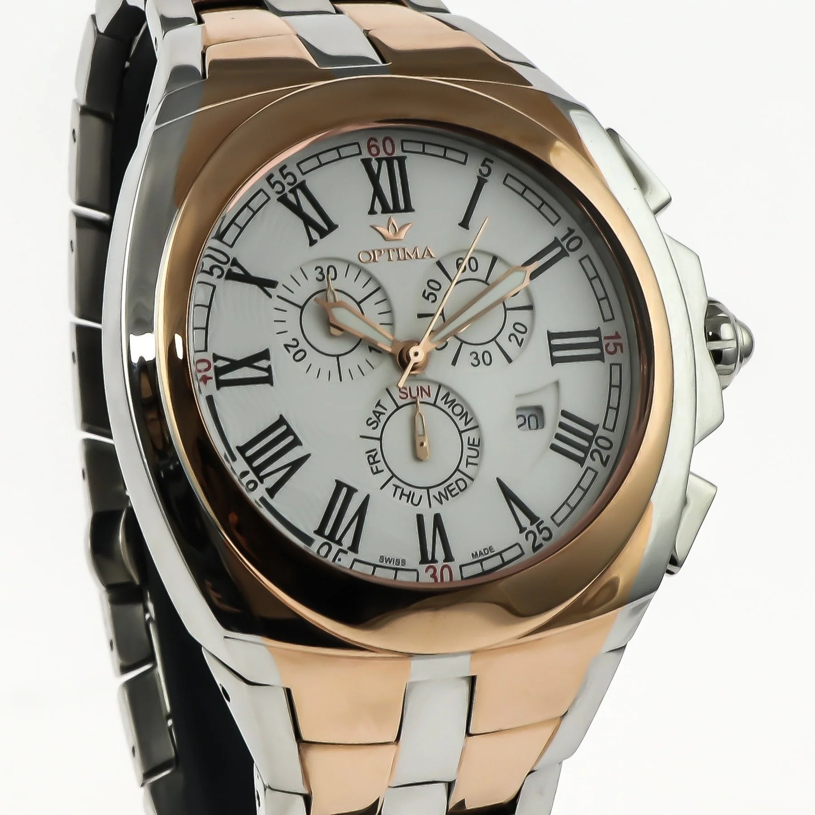 Optima – Swiss Chronograph – OSC292-SR-1 Chronograph Swiss Quartz 45mm OSC292