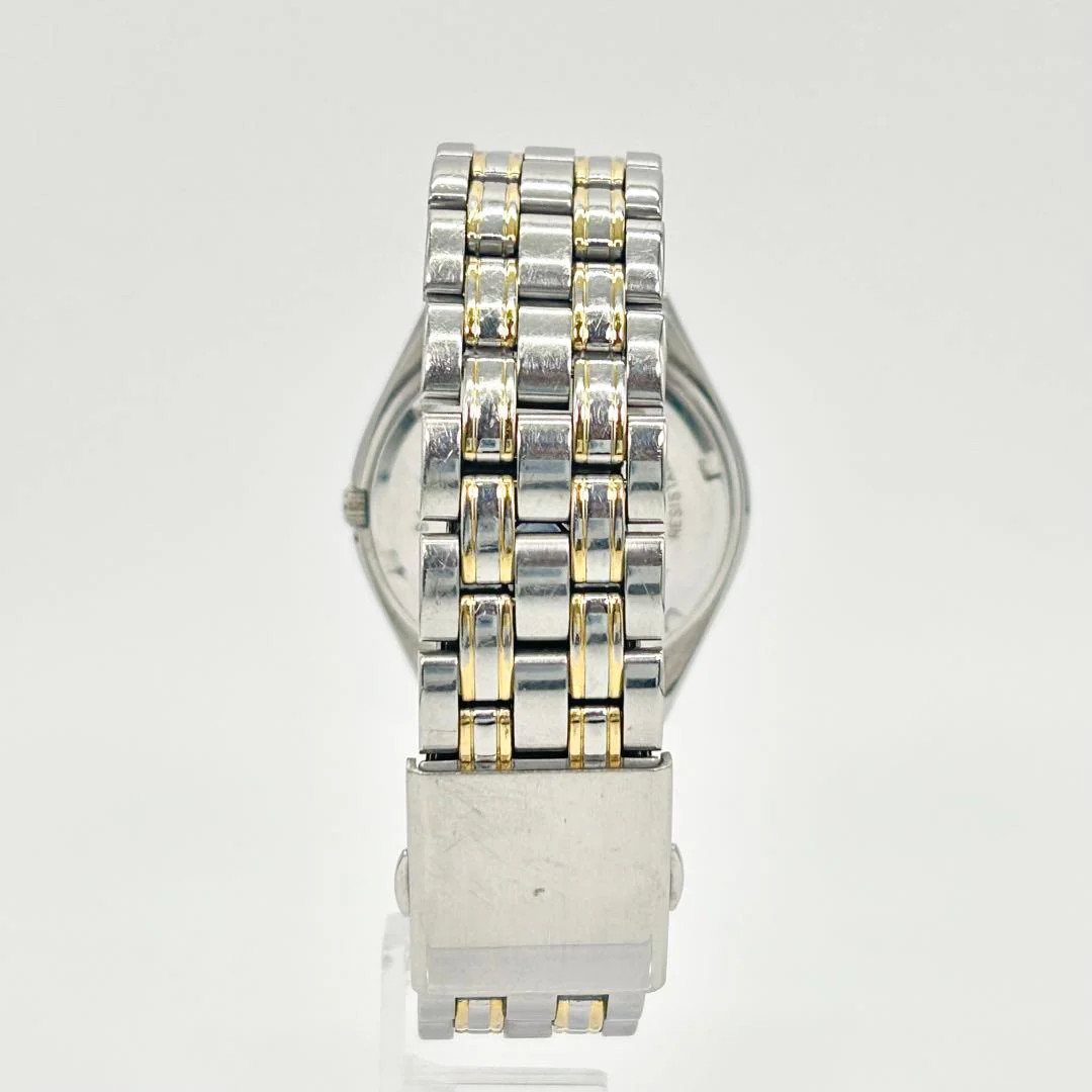 AMONTE Analog Quartz Wristwatch 37mm Silver Stainless Steel Tested Working