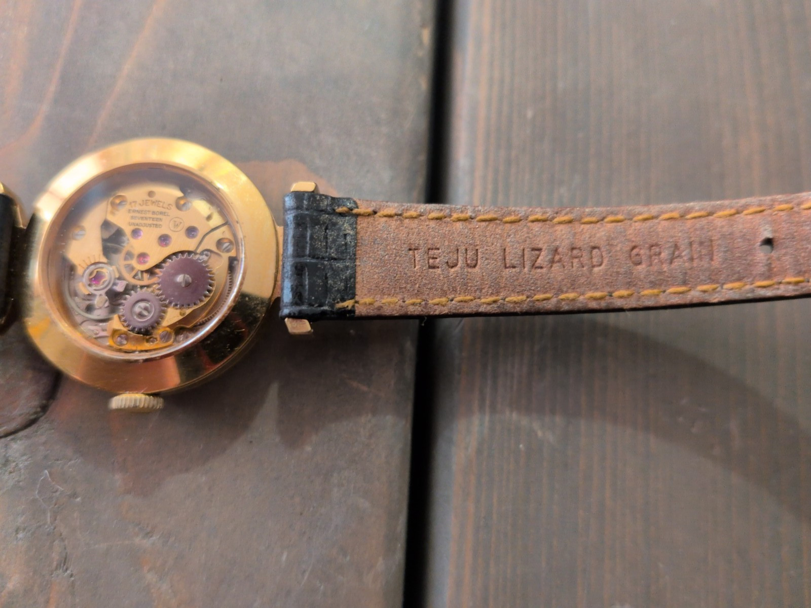 Vintage Ernest Borel Ladies Kaleidoscope Cocktail Watch. Mechanical Wind Working